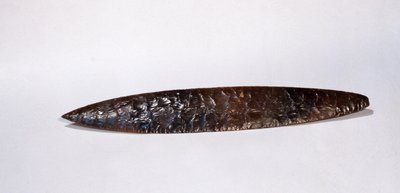 Sacrificial knife, from Nakum, Peten, Guatemala, Late Classic Period by Mayan